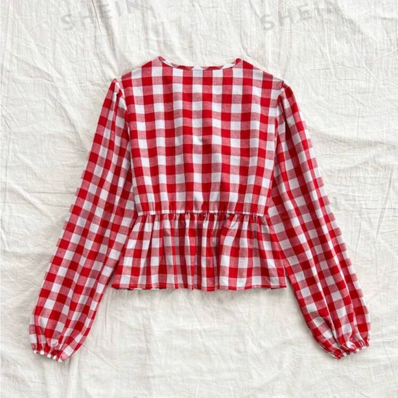 Gingham Top - Picture 2 of 4